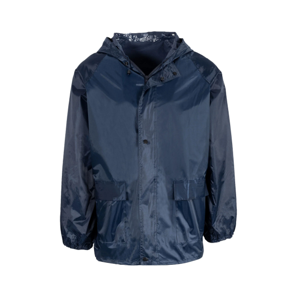 2 pieces rain suit reflective navy blue field outlet